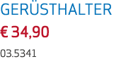 GER STHALTER € 34,90 03.5341