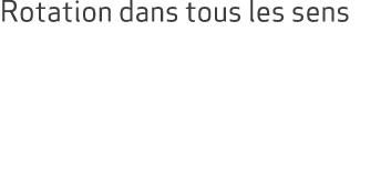 Rotation dans tous les sens