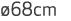  68cm 