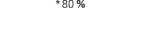 * 80 %