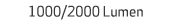 1000/2000 Lumen 