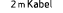 2 m Kabel