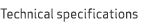 Technical specifications
